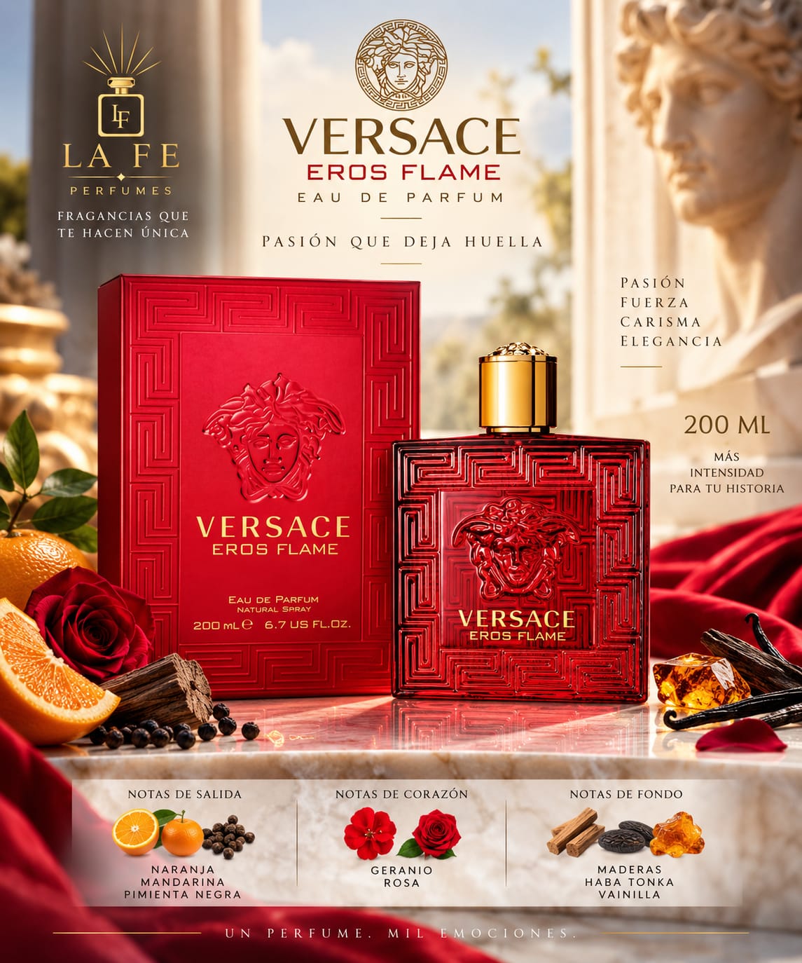 Versace Eros Flame Men 200ml EDP